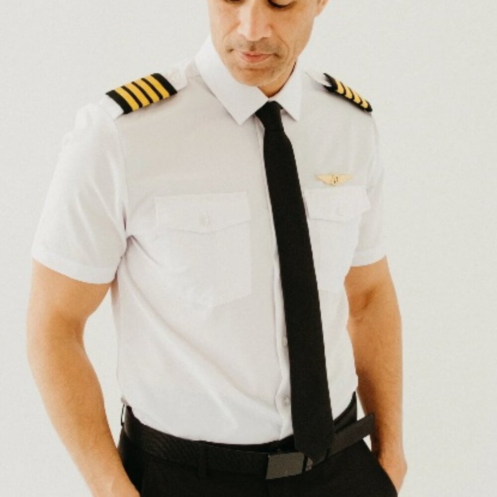 Flight Shirt - Eyelets, Athletic Fit, Size Large